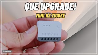 QUE UPGRADE SONOFF MINI ZIGBEE R2  EWELINK TUYA ALEXA HOME ASSISTANT SMARTTHINGS HOMEKIT [upl. by Ynaffit]