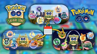 SAFARI ZONES RESCHEDULED in POKEMON GO  EVENT DETAILS amp INFO [upl. by Avery]