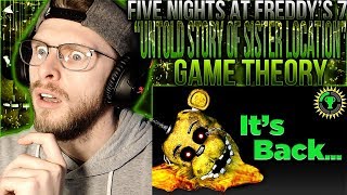 Vapor Reacts 818  FNAF 7 GAME THEORY quotUntold Story of Sister Locationquot The Game Theorists REACTION [upl. by Jamima]