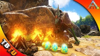 MAX LEVEL PTERANODON TAMING AND BREEDING VANILLA ARK Survival Evolved PVP Gameplay E3 [upl. by Meli]