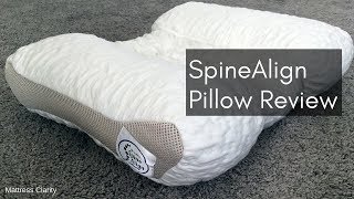 SpineAlign Pillow Review  Best Pillow for Back and Side Sleepers [upl. by Willman]