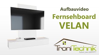 Aufbauvideo Fernsehboard  TV Lowboard VELAN [upl. by Aletse]