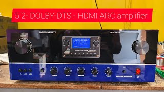 52DOLBY DTS HDMI ARC Amplifier stk original IC selfie audios 9994948026 [upl. by Sudnac795]