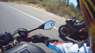 2016 GSXS 1000 VS 2009 Yamaha R1 [upl. by Isolda682]