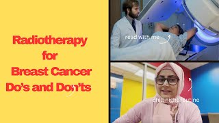 Cancer Diaries  Radiotherapy for Breast Cancer  Do’s and Don’ts urdu hindi cancer pakistan [upl. by Crandall433]