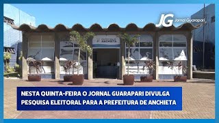 02102024  NESTA QUINTAFEIRA SERÁ DIVULGADA UMA PESQUISA ELEITORAL PARA A PREFEITURA DE ANCHIETA [upl. by Snider425]