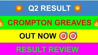 crompton share latest news todayq2 results 2024 todaycrompton share news todaymarket result [upl. by Ruon271]