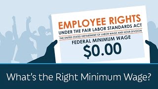 Whats the Right Minimum Wage  5 Minute Video [upl. by Barbour1]