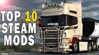 ETS2 TOP 10 STEAM WORKSHOP MODS  Euro Truck Simulator 2 [upl. by Tresa594]