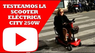 Test Scooter Eléctrico para Mayores City 250W  Velocidad desniveles y conducción [upl. by Copeland]