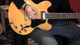 Mojotone Classic Wound PAF Humbucker pickup demo with DIRTY tone and ES335 [upl. by Helbonnah]