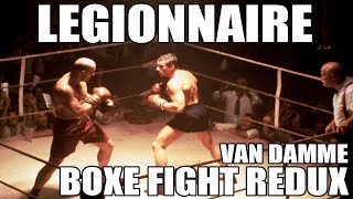 VAN DAMME as a BOXER  Legionnaire 1998  Boxing Fight REDUX HD [upl. by Cosetta]