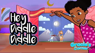 Hey Diddle Diddle  Gracie’s Corner Zydeco Remix  Nursery Rhymes  Kids Songs [upl. by Ahseinar431]