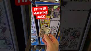 Sticker Vending Machine HACK shorts [upl. by Bram]