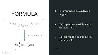 ALGORITMO DE NEWTON COTES Y DE ROMBERG  EXTRAPOLACION DE RICHARDSON [upl. by Giles]