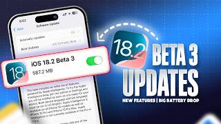 5 Public iOS 182 Beta 3 Features amp Battery Drop🤔 Should You Update [upl. by Cocke]