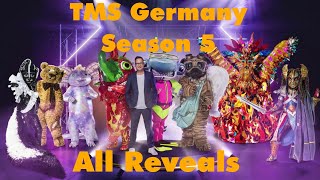 The Masked Singer Germany  Season 5  All Reveals [upl. by Anuaik]