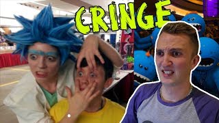 Reacting To Rick amp Morty Fans cringe warning [upl. by Inan]