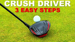 3 VERY EASY steps to hit Driver Longer and Straighter Top Driver Secrets 2025 [upl. by Hayifas695]