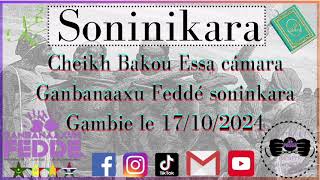 cheikh Bakou Essa cámara Ganbanaaxu Feddé soninkara Gambie le 17102024 [upl. by Monteith]