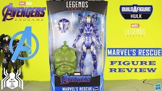 Marvel Legends RESCUE Avengers Endgame Hulk BAF Wave Pepper Potts Figure Review amp Comparison [upl. by Ardna894]