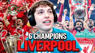 DAVOO XENEIZE REACCIONA A LAS 6 CHAMPIONS GANADAS DEL LIVERPOOL 2024  MEMORIAS DEL FUTBOL [upl. by Eirrotal339]