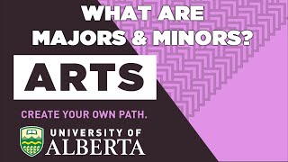 What are Majors and Minors  UAlberta Arts Guide [upl. by Towbin]