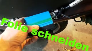 Knifeless Tape Motorrad Folieren Folie Carbon schneiden zuschneiden Schneidedraht [upl. by Marje]