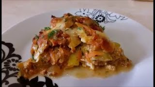 ЛАЗАНЬЯ из КАБАЧКОВ лазанья рецепт Lasagna Recipe Вторые блюда рецепты [upl. by Eilyah]