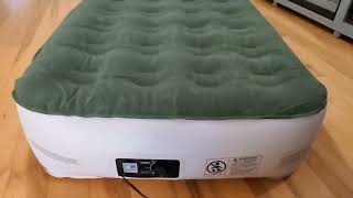 Air Mattress with Built in Pump  Upgraded Twin Blow Up Mattress Review [upl. by Linnie]