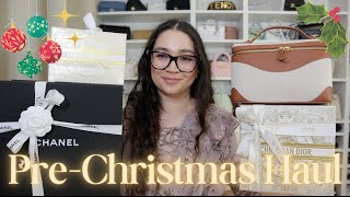 CHANEL BAG UNBOXING  PreChristmas Luxury Haul New Beauty amp Makeup [upl. by Eelyahs138]