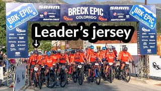 TRYING TO KEEP THE LEADERS JERSEY  Breck Epic on a SINGLESPEED Day 2 [upl. by Batholomew]