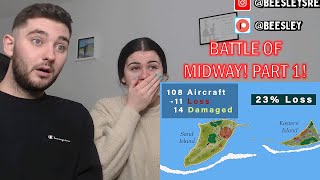 British Couple Reacts to The Battle of Midway 1942 Told from the Japanese Perspective 13 Part 1 [upl. by Eladnyl55]