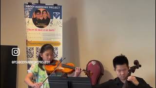 Ben and Zhiqing’s unique impromptu duet of the StarSpangled Banner at Second Home Senior Center [upl. by Leong]