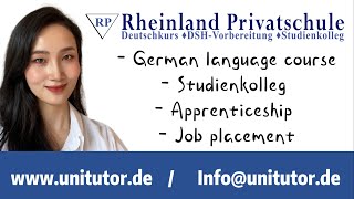 Rheinland Privatschule introduction Study  Working  Apprenticeship in Germany [upl. by Ahselyt]