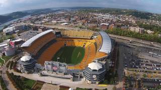 Drone over Heinz Field [upl. by Rad]