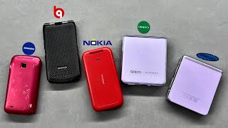 Flip phone incoming call Samsung LaFleur Z Flip 3  Nokia 2660  Oppo Find 2N flip  BQ Fantasy [upl. by Eintroc]