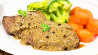 How to make Peppercorn Sauce for Steak  From Scratch Shorts [upl. by Assanav]