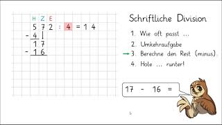 Einführung schriftliche Division  Teil 1 [upl. by Gertrude]