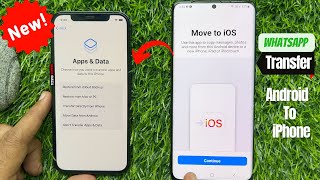How to Transfer WhatsApp Chats from Android to iPhone Without ThirdParty Apps or PC [upl. by Merilyn]
