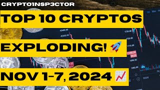 🚀 Top 10 Cryptos Exploding in November 2024 Nov 17  Market Trends You Need to Know 💥 [upl. by Origra]