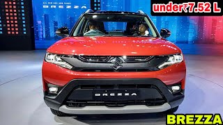 ALL NEW MARUTI BREZZA UNDER ₹752 LAKH IN INDIA LAUNCH 2024💥NEW CAR BREZZA SUPER [upl. by Laird]