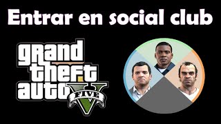 Como entrar a social club desde GTA V PS4 [upl. by Bruce]