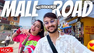 Mussoorie Fun Travel VLOG 🔥  Mall Road at Night Pt2 [upl. by Gabbie]