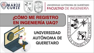 ¿Cómo me inscribo a la UAQ 2023 Ingenierías [upl. by Aldin153]