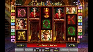 Mystic Secrets Slot  Big Win  Multi ReTriggers  €4 Bet  Novomatic [upl. by Jeannine]