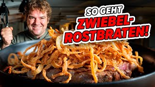 So gelingt dir Zwiebelrostbraten mit genialer Soße [upl. by Largent]