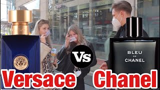 Bleu de Chanel edt vs Versace Dylan Blue  fragrance test [upl. by Ailima791]