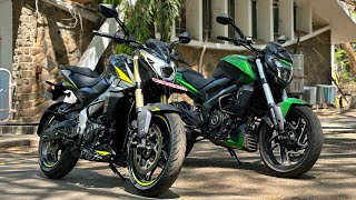 Bajaj Pulsar Ns400 Vs Dominar 400 Detailed Comparison Exhaust Sound amp On Road Prices [upl. by Thomasina]