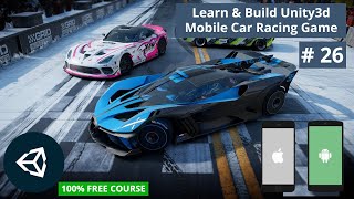 Unity Lap System Finish Line for Cars  Unity 3d Mobile Game Development Course  Car Racing Game [upl. by Graubert]